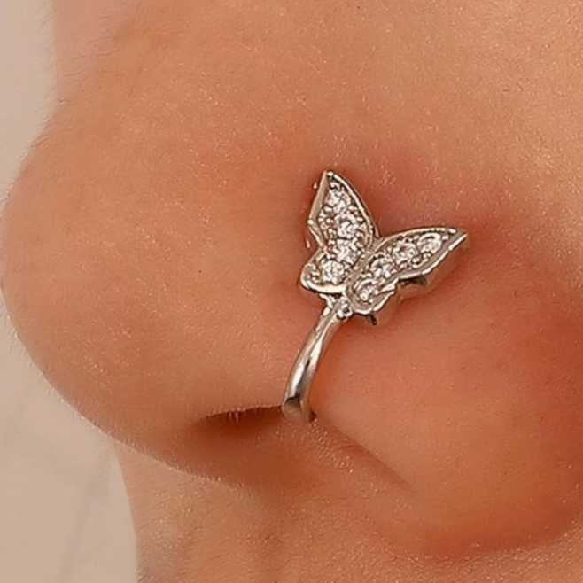 Butterfly Nose Ring