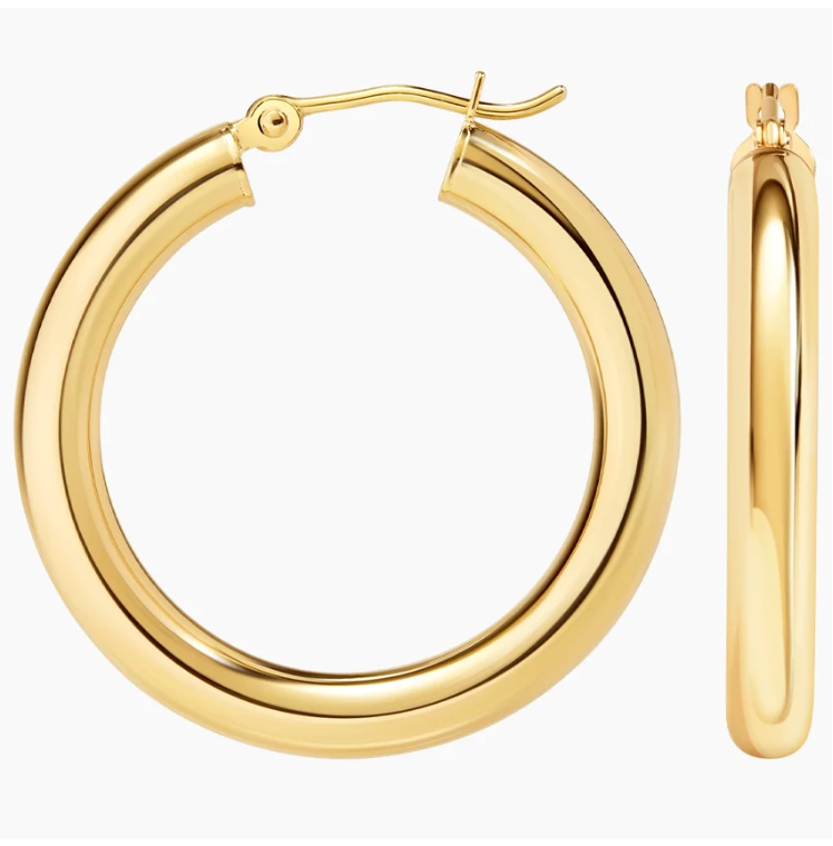 Luxe Loop Hoop Earrings